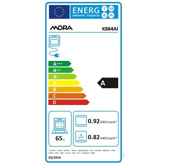 MORA K 864 AI spotřeba energie